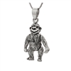 PHP1052- Sterling Silver Movable Gorilla Pendant