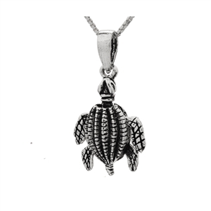 PHP1065- Sterling Silver Movable Sea Turtle Pendant
