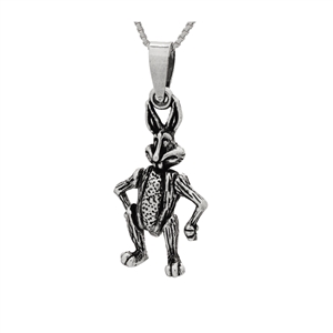 PHP1066- Sterling Silver Movable Bunny Pendant
