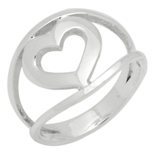 RPS1062 Silver Plain MultiBand Ring