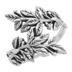 RPS1120 - Sterling Silver Vines Wrap Ring