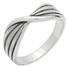 RPS1147 - Sterling Silver Twist Band Ring