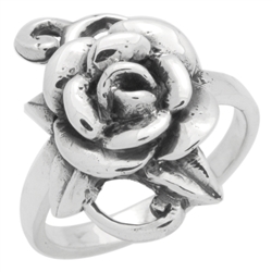 RPS1151 - Sterling Silver Flower Ring