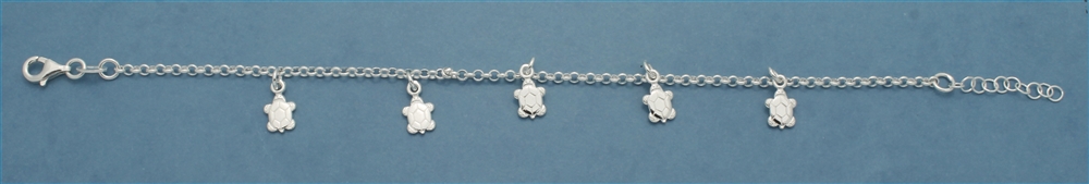 S122510B/1 Silver Charm Bracelet
