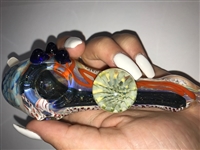 Unique Glass Hand Pipe