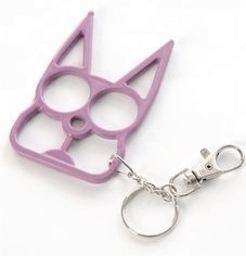 Kitty Cat Self Defense Keychains: Lavendar
