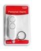 Personal  Alarm with Keychain: White