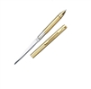 Gold Ink Pen Knife with Plain Edge