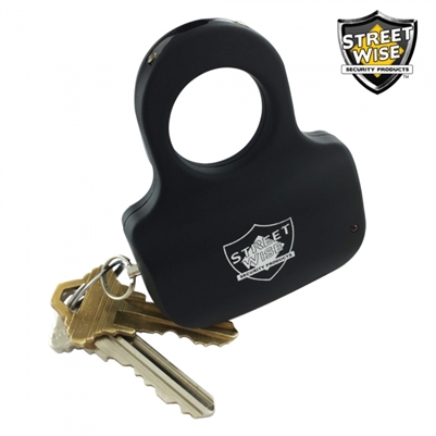 Streetwise Sting Ring 18,000,000 Stun Gun w/ Key Ring - BLACK