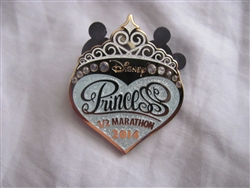 Disney Trading Pin 100184 WDW - 2014 Disney's Princess Weekend - 1/2 Marathon Logo