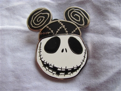 Jack Skellington Ear Hat Pin - Tim Burton's The Nightmare Before Christmas In Disneyland