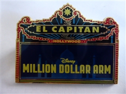 Disney Trading Pin 101089 Million Dollar Arm Marquee - El Capitan Theatre