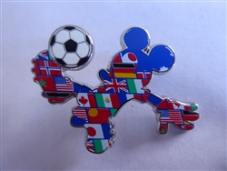 Disney Trading Pin 101175: Multi-Country Mickey Soccer Player