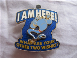 Disney Trading Pin 101186: Genie- I am here! What are your other Two Wishes?