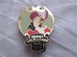 Disney Trading Pin 106029 DLR - Mickey's Halloween Party 2014 – Villains Set - Captain Hook ONLY