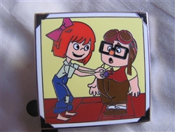 Disney Trading Pin 106867: Carl and Ellie as Kids from Booster set