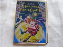 Disney Trading Pin 10868: 12 Months of Magic - DVD Case (Hunchback of Notre Dame II)
