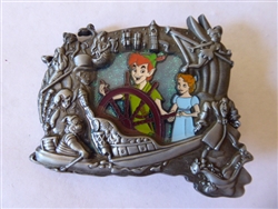 Disney Trading Pins 110626 WDI - Stained Glass - Disneyland Attractions - Peter Pan & Wendy