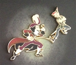 Disney Trading Pin 110674 Disney Store - Fairytale Designer Collection: Heroes and Villains - Peter Pan/Captain Hook