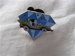 Disney Trading Pin 112220 DLR - 2015 Hidden Mickey Diamond Attractions - Autopia