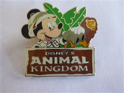 Disney Trading Pin Disney's Animal Kingdom - Mickey Watching a Lion