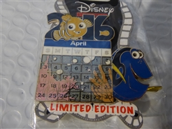 Disney Trading Pin 114693 DSSH - Pixar Calendar - Surprise Release - April - Finding Nemo