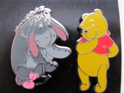 Disney Trading Pin 114809 Pooh and Eeyore 2 pin Set