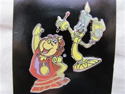 Disney Trading Pin 115329 Cogsworth and Lumiere 2 Pin Set