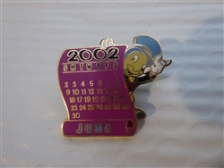 Disney Trading Pin 11544 DS - 12 Months of Magic Calendar Series (June / Jiminy Cricket)