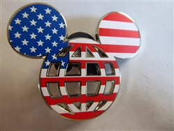 Disney Trading Pins 116438 American Flag Mickey Lattice Icon