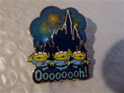 Disney Trading Pin 116779 Little Green Men Castle Fireworks Pin