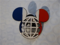 Disney Trading Pin 116979 Mickey Icon France Flag Lattice