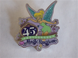 Disney Trading Pin 118429 WDW – 45th Anniversary Magic Kingdom - Tinker Bell