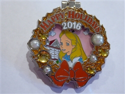 Disney Trading Pin 118868 WDW - Holiday Wreaths Resort Collection 2016 - Grand Floridian - Alice