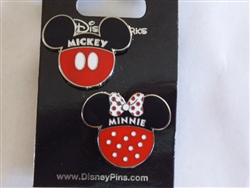Mickey And Minnie Icons 2 Pin Set