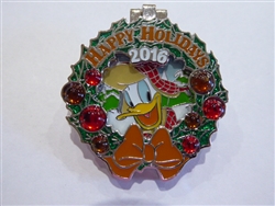 Disney Trading Pin 119464 WDW - Holiday Wreaths Resort Collection 2016 - Wilderness Lodge - Donald