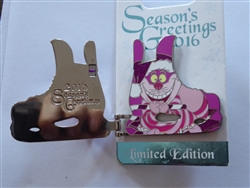 Disney Trading Pin 119486 Seasons Greetings 2016: Cheshire Cat Ice Skates