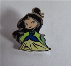 Disney Trading Pin 119519 Cute Stylized Princesses Booster Set - Mulan Only