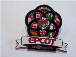 Disney Trading Pins  120046 WDW - Epcot Center Flags in Epcot Logo