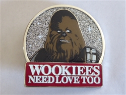 Disney Trading Pin 121706 Wookies Need Love Too Chewbacca