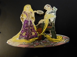 Disney Trading Pins 122870 DS - Designer Collection 7-pin set - Rapunzel and Flynn