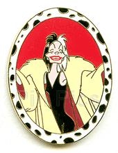 Disney Trading Pin 12301: DLR - Villain Series (Cruella)