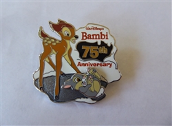 Disney Trading Pin 123424 Bambi and Thumper on ice - 75th Movie Anniversary