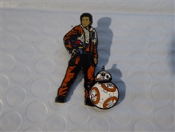 Disney Trading Pins   124077 Star Wars: The Last Jedi - Poe Dameron and BB-8 Pin