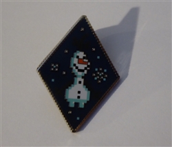 Disney Trading Pin 125539 Frozen Diamond Pixel Mystery Set - Olaf Only