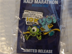 Disney Trading Pin 125634 DLR - runDisney - Pixar Half Marathon Weekend - Monsters Inc 10K Event Pin