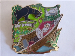 Disney Trading Pin 126345 The Jungle Book 50th Anniversary - Bagheera and Baby Mowgli