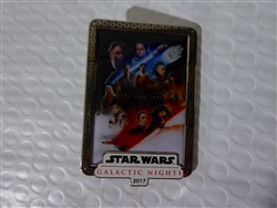 Disney Trading Pin 127201 WDW - Galactic Nights 2017 - Star Wars: The Last Jedi