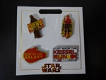 Disney Trading Pin  127755 Star Wars: SOLO Card set of 4