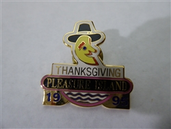 Disney Trading Pin 12870 WDW - Pleasure Island Cast 1995 Thanksgiving Pin